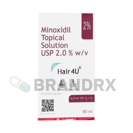 Hair4U Spray and Solution 2% Glenmark Pharmaceuticals Ltd.