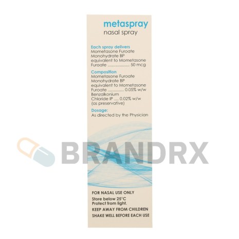 Metaspray Nasal Spray 100 MD 50 mcg Cipla