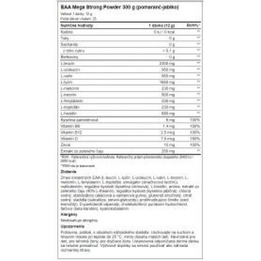 EAA Mega Strong Powder 300 g Nutrend