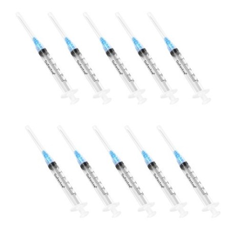 Syringes 3ml 1.5in 10 Piece cRowX Labs