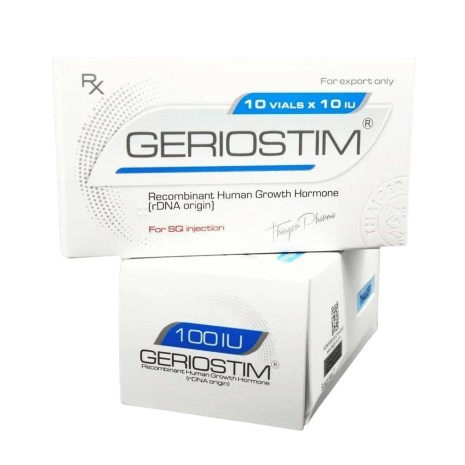 GERIOSTIM 100 IU (RECOMBINAT HGH 10 IU/ VIAL X 10) (USA Domestic) Thaiger
